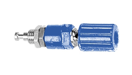 borne univ. isolée v.indus. bleue