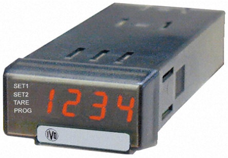 Indicateur de process, affichage Led 4 digits, 2 sorties relais, alimentation 85-265 VAC et 100-300 VDC