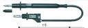 c. PT d2 + fiche rep. AR d4 PVC 1.00mm² Lg 150 cm rouge