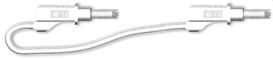 cordon sécu du rep. AR PVC 0.7 5mm² Lg 150cm blanc