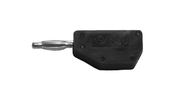 fiche mâle d.2 à reprise AR noire