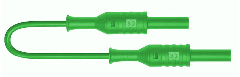 C.prolongateur F-F sécu.d4 PVC 1.5mm² Lg200cm vert