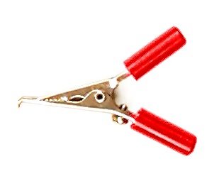 pince test isolée à vis rouge