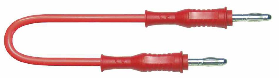 C.MM simple d.4 PVC 0.75mm² Lg 25 cm Rouge