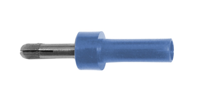 adaptateur de sécurité étroit bleu