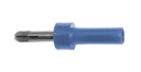 adaptateur de sécurité étroit bleu