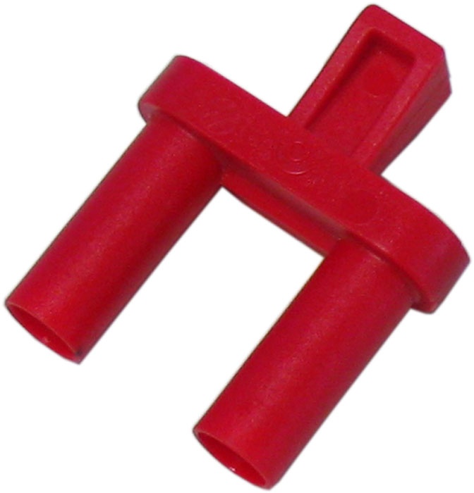 shunt de sécurité pas de 19 mm rouge