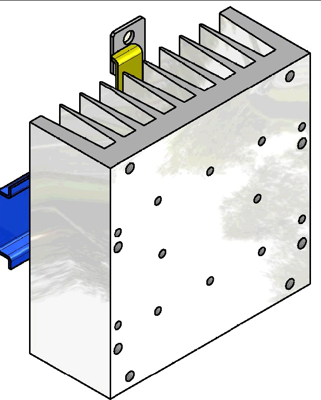 RADIATEUR DIN 1,2 °C/W POUR SC/SO/SVT/SV9/SG