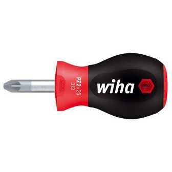 Wiha Tournevis SoftFinish® Pozidriv avec lame ronde courte (26971) PZ1 x 25 mm