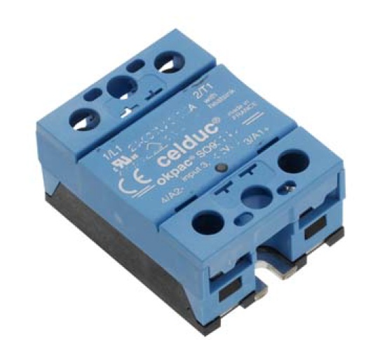 RELAIS STATIQUE 95A/12-275VAC/VDR/CTRL 3-32VDC/LED/I RÉGUL/IP20