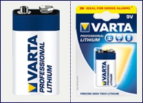 Pile Ultra lithium 9V. Blister x1