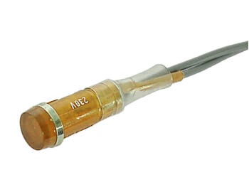 VOYANT ROND 9 mm 220 V ORANGE