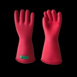 Gants isolants en Latex, classe 3 (26 500 VAC - 39 750 VDC) T 12, bord roulé. Norme EN 60903: 2003 (IEC 60903: 2014). Finition W