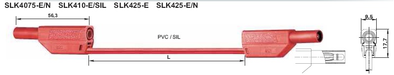 CORDON SLK425-E/32A Vert 3B3.2824.00g L.100cm