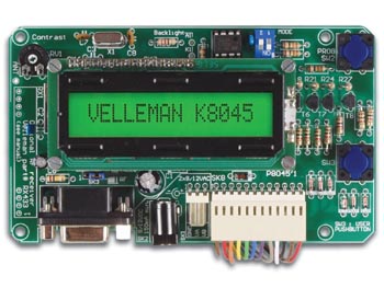  TABLEAU DE MESSAGES PROGRAMMABLE AVEC LCD, INTERFACE SERIELLE & 8 ENTREES