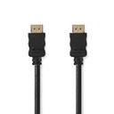 Câble HDMI Haute Vitesse avec ethernet | HDMI Connecteur | HDMI Connecteur | 4K@60Hz | ARC | 18 Gbps | 15.0 m | Rond | PVC | Noir | Label
