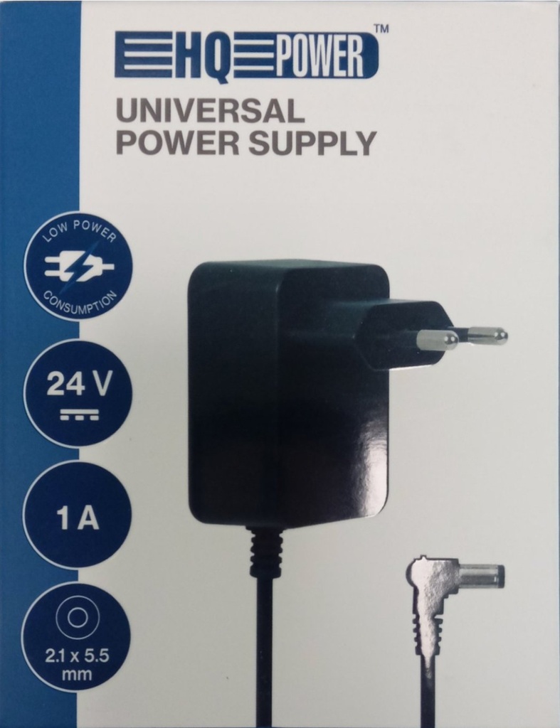 PSS6E1220 ALIMENTATION UNIVERSELLE - 12 VCC - 2 A - 24 W - CONNECTEUR (2.1 x 5.5 mm)