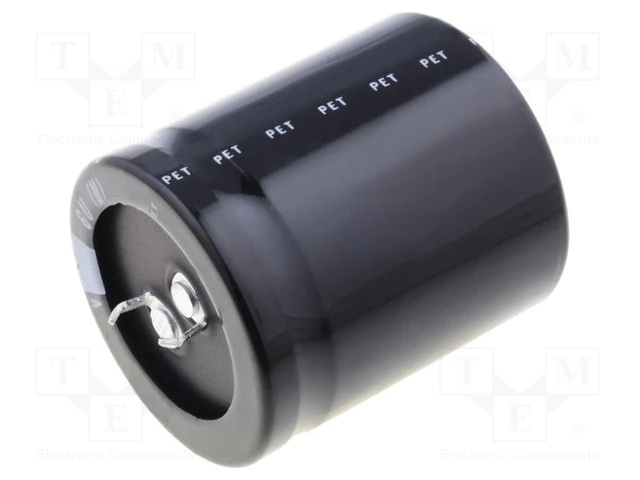 Condensateur électrolytique 105°C 8200uF ±20% 50VDC Ø30x40mm snap-in 10mm