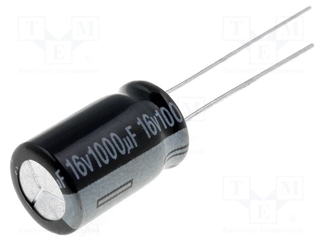 CONDENSATEUR CHIMIQUE RADIAL 220µF 35V 105°C d.8x11.5mm +/-20%
