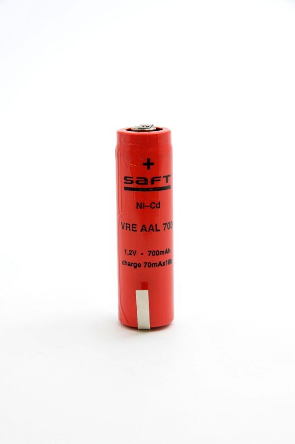 ACCU NI-CD 1.2V 940MAH  SAFT A COSSES