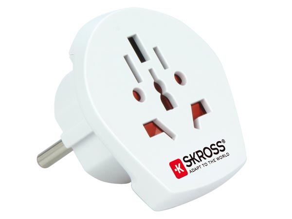 Adaptateur de voyage Prise mondiale vers Europe