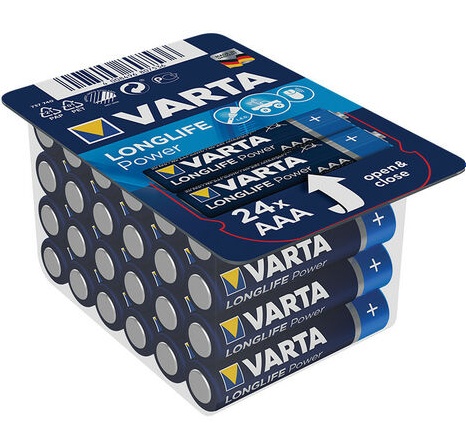 LONGLIFE POWER pile alcaline AAA/LR03  boite de 24 piles 1.5V