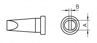 LTAHPB PANNE TOURNEVIS 1,6MM (pour soudure haute température) POUR WSFP/WSP80/WP80/WXP80 