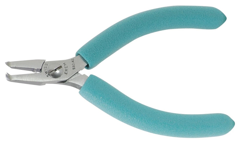 593AE PINCE COUPANTE EN BOUT A RAS, ANGLE 30°, TETE ETROITE 115MM