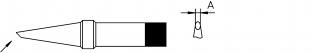 PTBB8 PANNE BISEAUTEE 425°C 2,4MM 