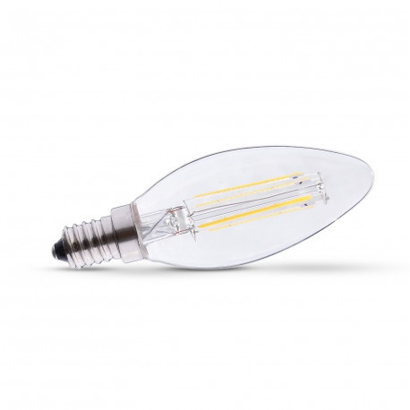 LED FIL COB FLAMME E14 4W 2700K CLR BOITE
