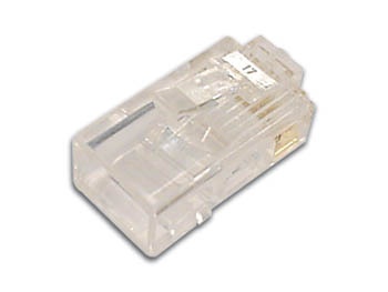 FICHE MODULAIRE RJ45 8P8C POUR CABLES RONDS