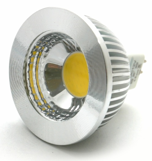 Ampoule LED COB 5W MR16 GU5.3 bl.neutre 12V