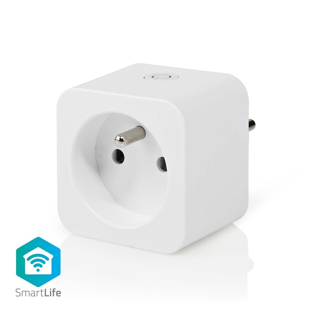Prise intelligente SmartLife | IP21 | Wattmètre | 3680 W | France / Type E (CEE 7/6) | 0 - 55 °C | Android / IOS | Blanc | 1 pièces