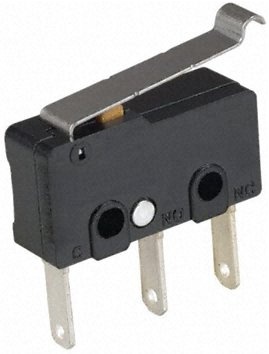 MICRORUPTEUR SUB-MINIATURE A S  10A ON-MOM levier 15.8mm
