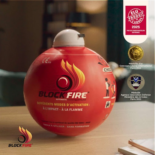 BOULE EXTINCTRICE BLOCK FIRE