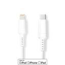 Lightning Câble | USB 2.0 | Apple Lightning à 8 broches | USB-C Mâle | 480 Mbps | Plaqué nickel | 1.00 m | Rond | PVC | Blanc | Boîte