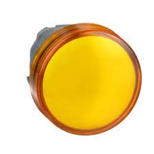 Harmony XB4 - tête de voyant de signalisation - lumineux - BA9s - cabochon dépassant lisse - orange - Ø22 - fixation Ø22