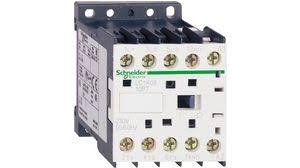 TeSys - contacteur K pour usage courant - 3P - 3F - contacts auxiliaires 1F - bobine 24VCA - montage platine ou rail - AC-1 | AC-3 | AC-4 - 12A <= 440VCA AC-3 | 20A <= 50°C <= 440VCA AC-1 - raccordement borniers à vis-étrier