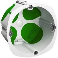 Multifix Air - Boîte d'encastrement étanche à l'air - 1 poste - Ø 67mm prof. 40mm - sans couvercle - Tenue au feu 850°C - HxLxP 