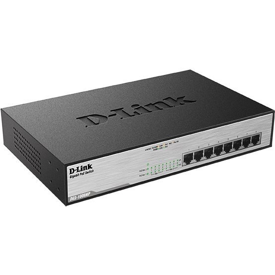 SWITCH  8 PORTS GIGABITS POE+