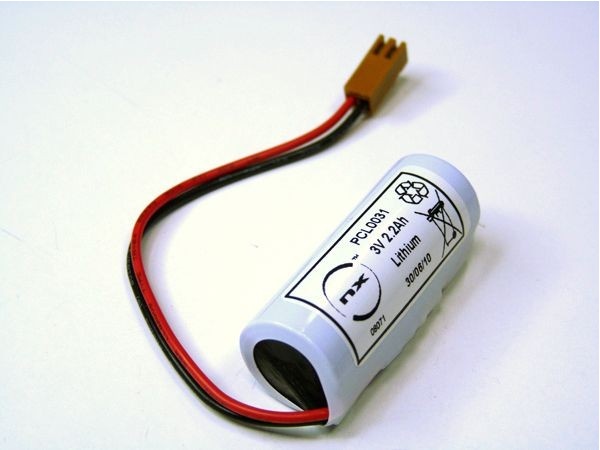 PILE 4/5A LITHIUM 3V 2.2AH + CONNECT.FANUC A02B-0200-K102 CR17450 (LMF111950)