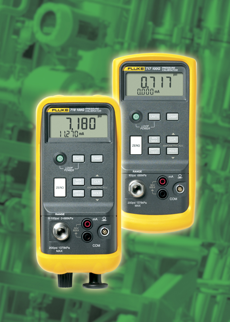 Calibrateur de pression -830 mbar à 2 bar, précision 0,025% , mesure 4-20 mA, alimentation de boucle 24V, compatible liquide et gaz non corrosifs