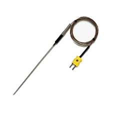 Sonde dusage courant (type K), compatible (en option) avec thermomètres IR de la série 56X ou le Fluke 572-2. Ou avec l'option 80TK pour multimètres