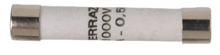 Fusible - Basse tension - Miniature - Céramique - Taille : 6 x 32 mm - Courbe : Ultra rapide - Tension Nominale : 400 VAC - Courant Nominal : 0.4 A