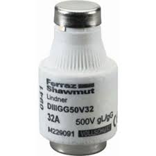 Fus - CEI - DIN D - DIII - gG - 500VAC - 32A