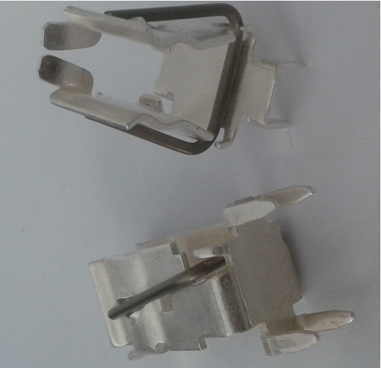 Support-fusible mâchoire type clip - fixation 1 capsule - pour fusible diamètre 10mm - Avec ressort