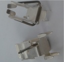 Support-fusible mâchoire type clip - fixation 1 capsule - pour fusible diamètre 10mm - Avec ressort