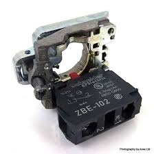 Harmony XB4 - corps de bouton poussoir ou tournant - 1O - raccordement par vis-étrier