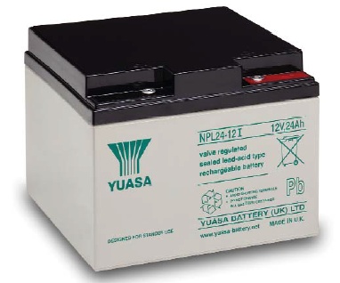 Batterie Pb AGM etanche 12V 24Ah 166x175x125mm M5