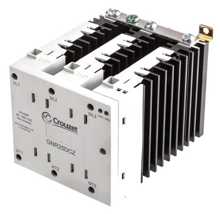 GNR 90mm 3-Phase, 25A/660Vac, DC ZC, RAN, Contactor